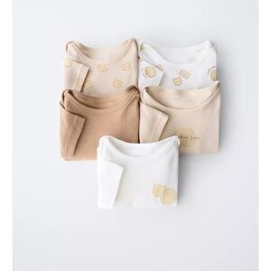 Zara Set of 5 Neutral Baby Onesies! NWT